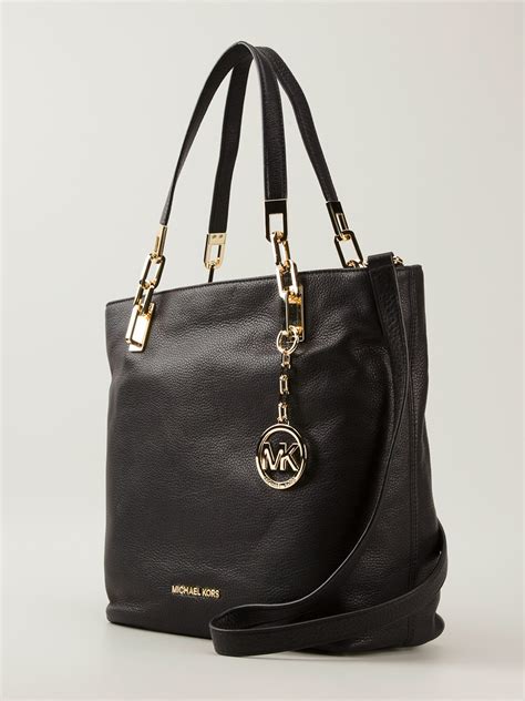 michael kors persia black|Michael Kors large black tote.